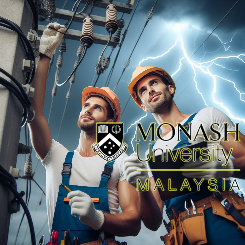 electrical and electronics engineering graduates from Monash University Malaysia working (illustration purpose)
